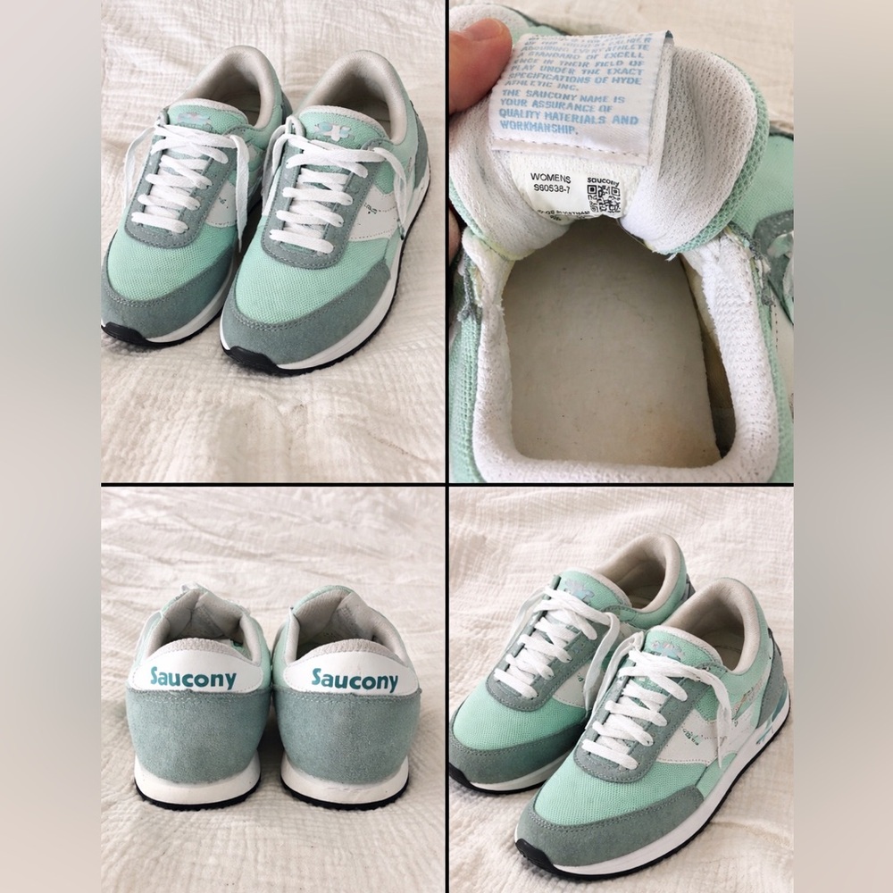 Saucony Seafoam Green Athletic Shoes